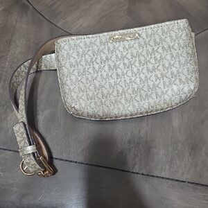 Michael Kors Metallic Gold  Belt Bag